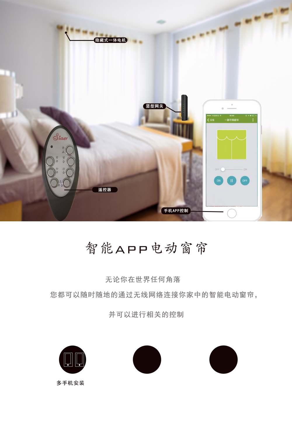電動窗簾系統